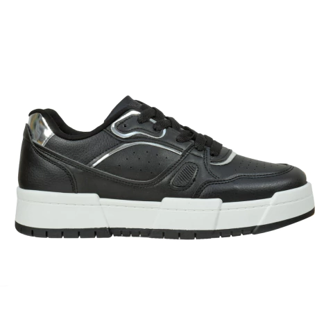 Zapatillas Urbanas Negro-Plata Wake (2462)