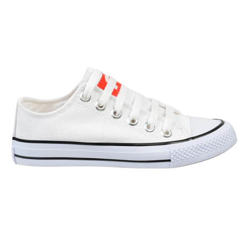 Zapatillas Urbanas Lona Puntera Blanco Flecha (223002)