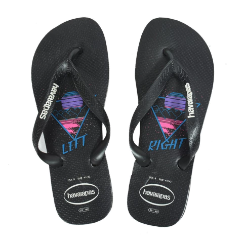 Ojotas Top Twin Fin Negro-Negro Havaianas (468591)