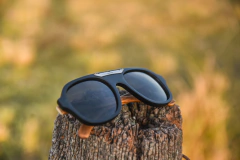 anteojos de sol de madera y acetato hombre Nomade