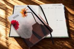 Agenda cosida 2026 PREVENTA - Flor- - tienda online