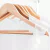 Percha Madera Pack X10 Laquedas Color Natural Gancho Metal