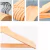 Percha Madera Pack X10 Laquedas Color Natural Gancho Metal - comprar online