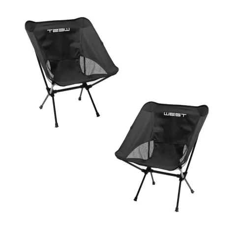 Pack X2 Sillas Camping Plegable Air Mesh - Súper Portátil, Resistente y Fresca