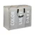 Cesto Triple Para Ropa Sucia West 90L Plegable Con Manijas Oxford
