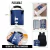 Cesto Triple Para Ropa Sucia West 90L Plegable Con Manijas Oxford en internet