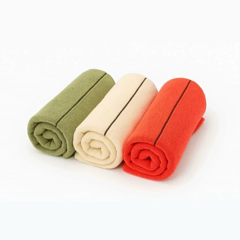 Pack X3 Toallones Soft Spun 70x140cm Secado Rápido Mix Colores