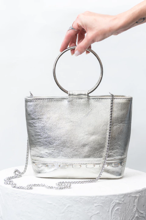 CARTERA DUBAI Plata - comprar online