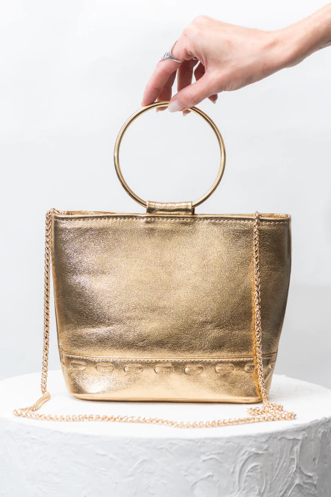 CARTERA DUBAI Oro - comprar online