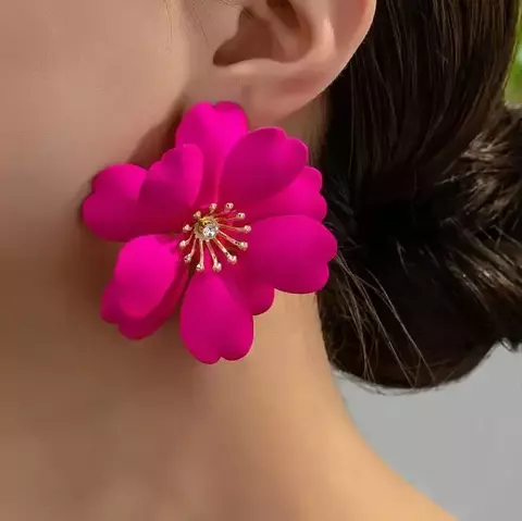 A159112 Flores grandes metálicas Fucsia - buy online