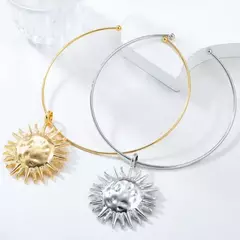 C160111 COLLAR Choker Sol Oro en internet