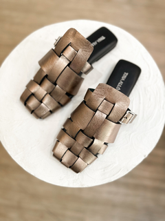 SLIPPERS MADISON Peltre - TINA ALLÓ - MARROQUINERÍA Y CALZADO FEMENINO