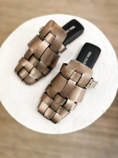 SLIPPERS MADISON Peltre - TINA ALLÓ - MARROQUINERÍA Y CALZADO FEMENINO