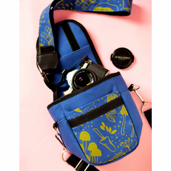 Estuche para Cámaras Estampado Hongos Azul en internet