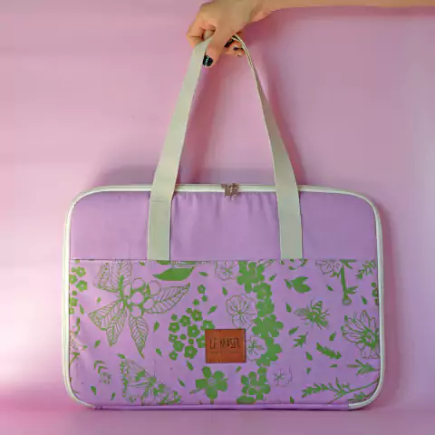 Funda Porta Notebook Jardin Orquidea