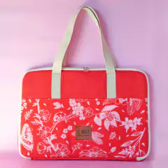 Funda Porta Notebook Jardin Rojo