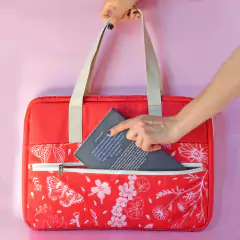 Funda Porta Notebook Jardin Rojo - comprar online