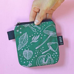 Monedero Hongos Verde