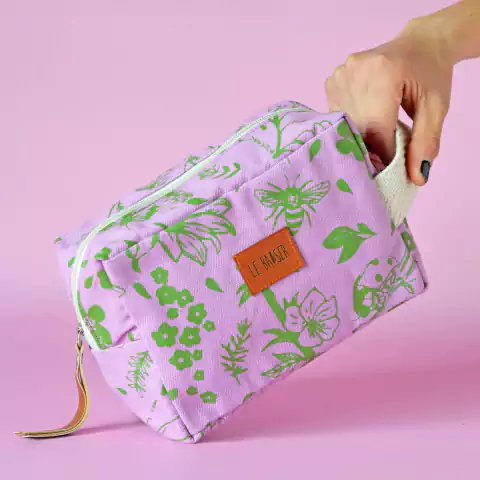 Necessaire Cubo Jardin Orquidea