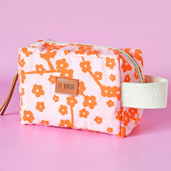 Necessaire Cubo Margaritas Rosa