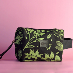 Necessaire Cubo Jardin Negro