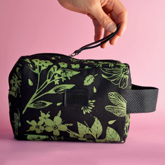 Necessaire Cubo Jardin Negro - Le Baiser