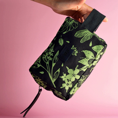 Necessaire Cubo Jardin Negro - comprar online