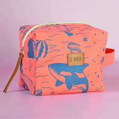 Necessaire Cubo Marino Coral