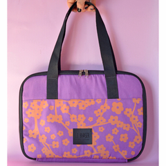Funda Porta Netbook Margaritas Violeta