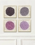 CUADRO BASTIDOR BORDADO TUF - PACK X4 CIRCULOS TONO ROSA - comprar online