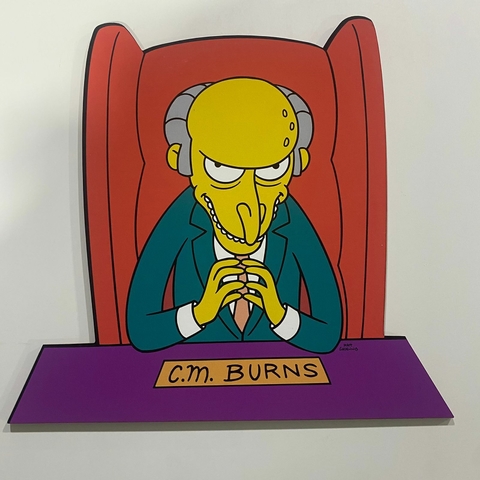 Cartel con forma impreso #24 Burns