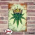 Cartel de chapa cannabis #41
