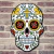 Cartel con forma impreso #07 Calavera Mexicana