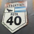 Cartel con forma impreso #03 Ruta 40