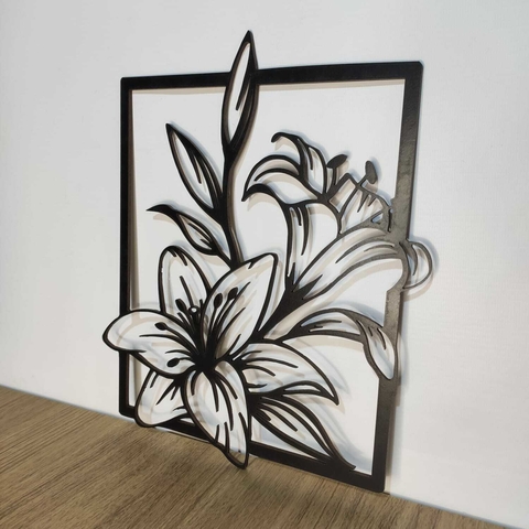 Cuadro de madera Floral #21
