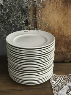 CYBER SALE Plato de postre de loza Hartford