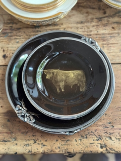 Plato de postre de loza inglesa Ridgways c1908 20 cm