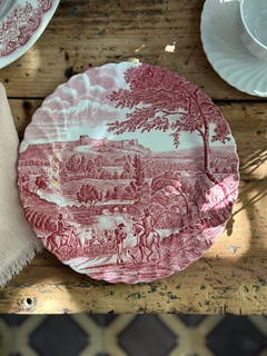 Plato de loza inglesa Johnson Bros Road to Windsor 22 cm