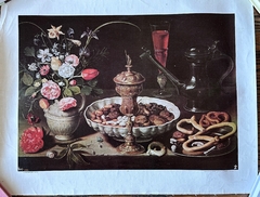 Lámina del Museo del Prado Mesa de Clara Peeters 51 x 40 cm - comprar online
