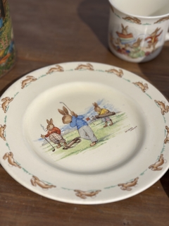 Trío de té infantil Royal Doulton bunnykins Bárbara Vernon en internet