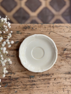 Plato de café de loza inglesa Grindley 12,5 cm