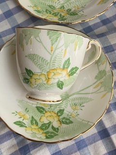 Trío de té de porcelana inglesa New Chelsea - comprar online