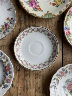 Plato de café de porcelana francesa Limoges 11 cm