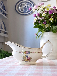 Salsera de loza inglesa Woods Ivory
