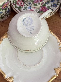 Taza de café con plato de porcelana alemana - comprar online