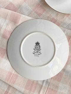 Plato de postre o entrada de porcelana inglesa bone china Royal Worcester 20,5 cm - comprar online
