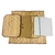 Cesto plegable de bambú rectangular - comprar online
