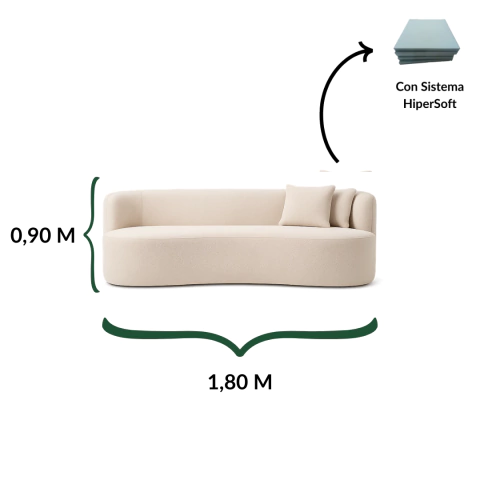 Sofá Swiss 1,90 mts - comprar online