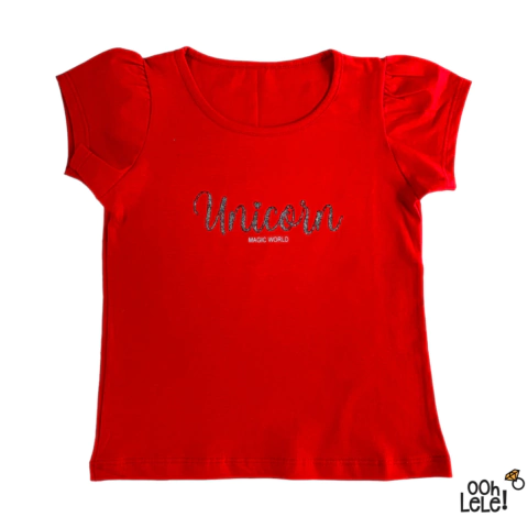 Remera Red Unicorn