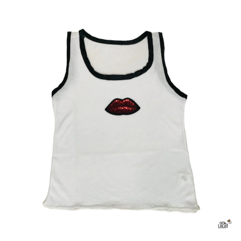 Musculosa Combinada Labios